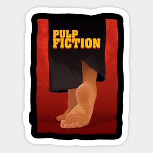 Pulp Fiction Mia Feet Sticker